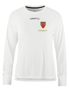 Koovee taitoluistelu naisten tekninen pitk&auml;hihainen paita - valkoinen