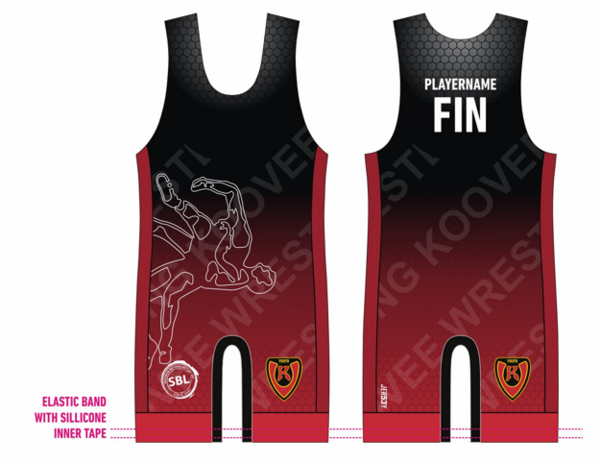 Koovee Paini trikoot - punaiset ja siniset